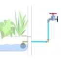 The Autofill watering kit provides permanent irrigation for your gardens