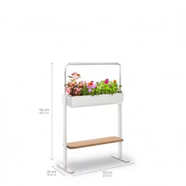 Gourmet INDOOR - Self-sufficient made in France garden 1 level + shelf