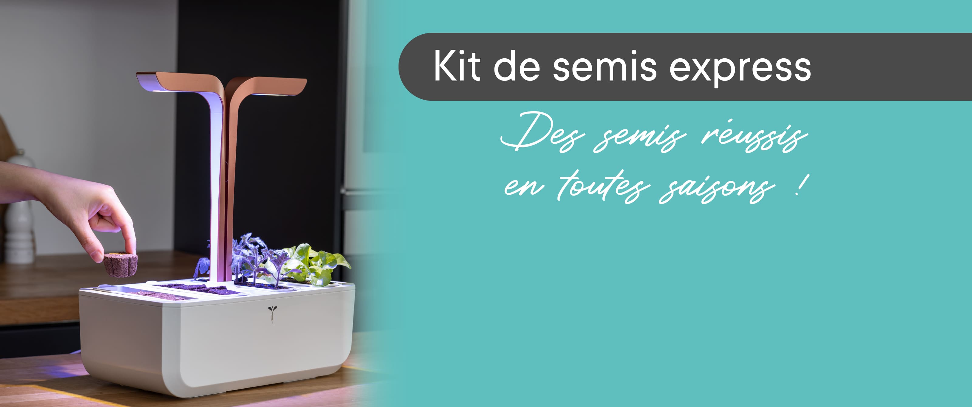 Le Kit semis express est l'accessoire indispensable pour préparer vos semis avant les beaux jours !