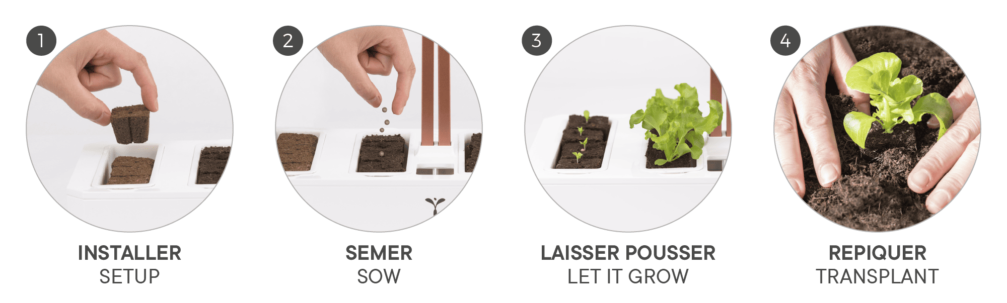 The express seeding kit makes it easy to prepare your seedlings