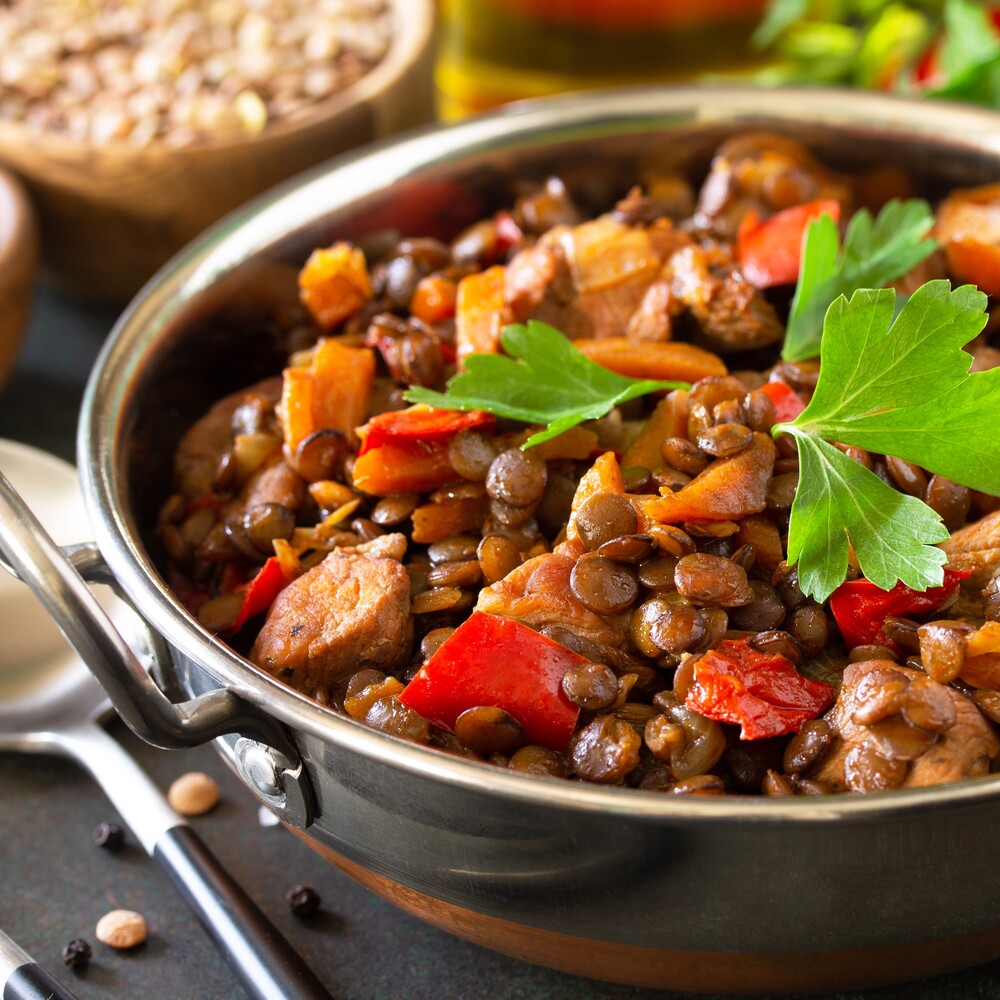 Chili de lentilles aux légumes d'hiver