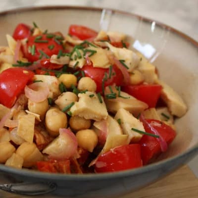 Hearty Oriental Chickpea Salad – Radishes​