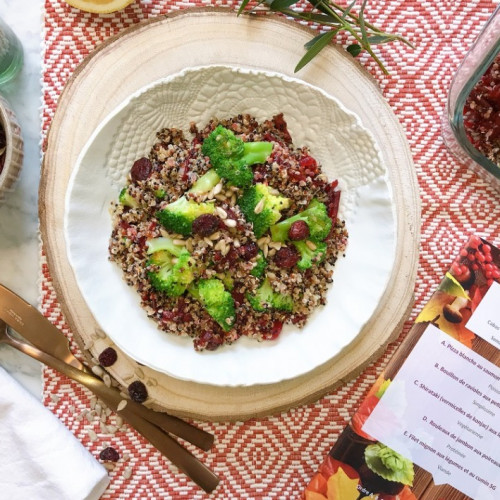 Recette simple de quinoa aux légumes et aux amandes