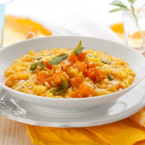 Simple recipe for butternut and sage risotto