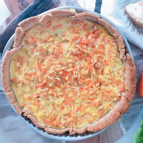 Recette simple de tarte aux légumes d'Hiver