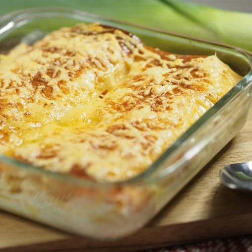 Recette facile de lasagnes de saumon aux poireaux et à l'aneth